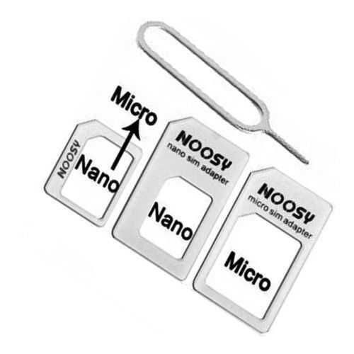 10 sztuk ADAPTER przejściówka NANO MICRO SIM 4 w 1 karta SIM