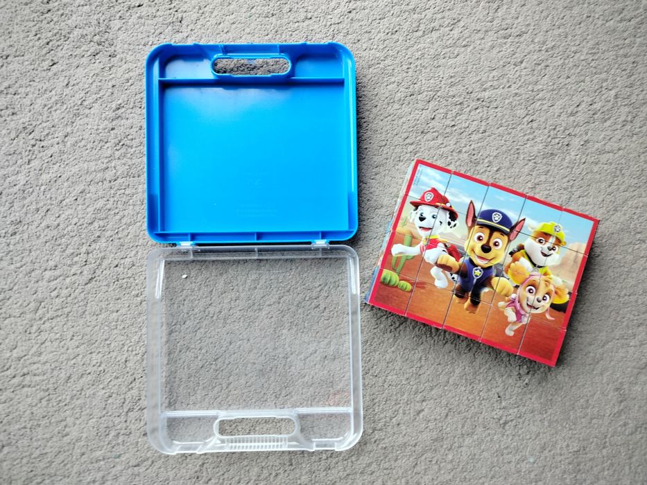 Klocki, puzzle Psi Patrol w walizce