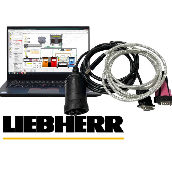 LIEBHERR SCULI Zestaw Diagnostyczny Maszyny Budowlane Serwisówka ASO