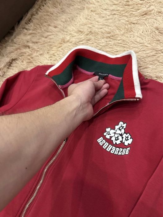 кофта зипка олимпийка dsquared2 дискваред оригинал L