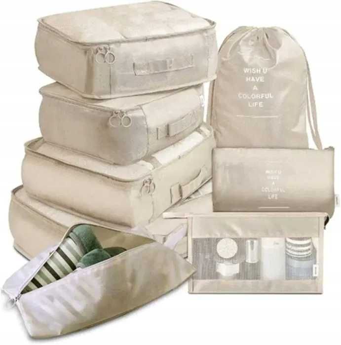 Organizer Do Walizki Torby Pokrowiec 9szt TRAVEL Nr00536
