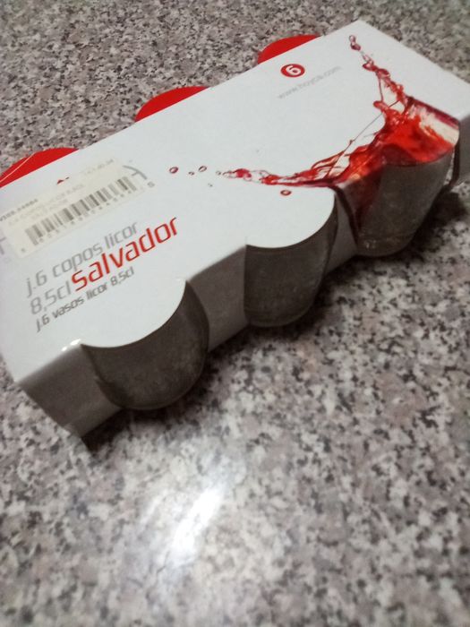 Copos baixos de apertivos