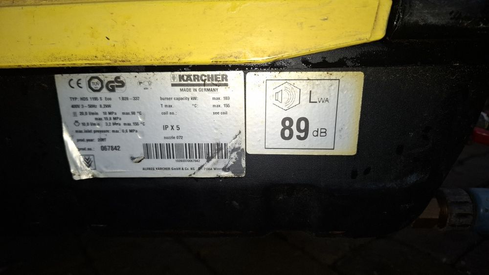 Karcher 1195 s eco myjka na ciepłą wodę