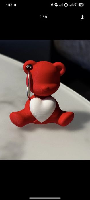 Chaveiro Ursinho Personalizado