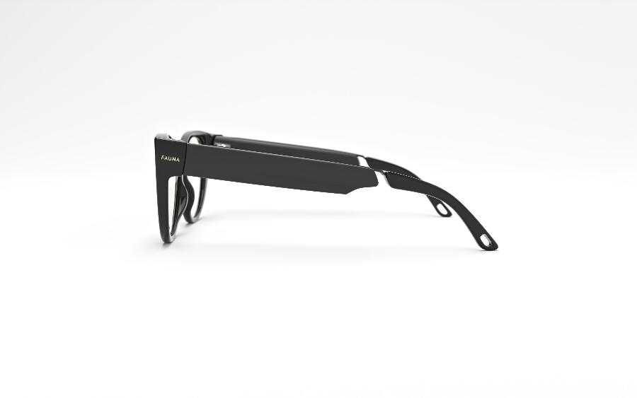 Inteligentne okulary słuchawki Fauna Levia Black