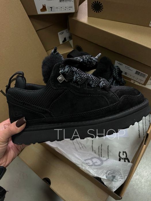 Ugg Lowmel Sneaker Blk угги уггі кросівки жіночі зимові