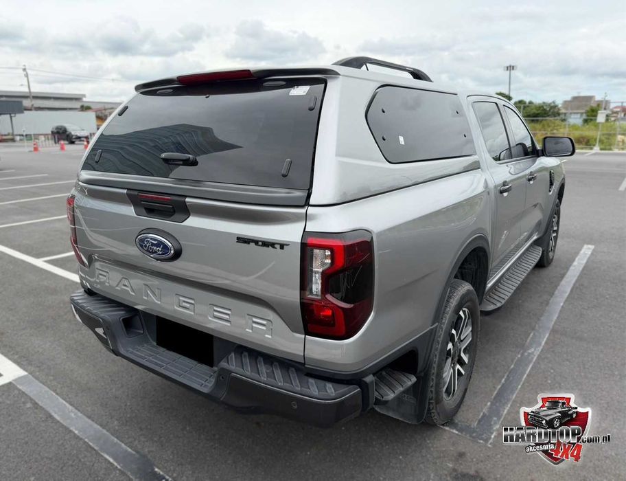 Zabudowa paki Hardtop Pick-up Ford Ranger (2023+) - Szyby Uchylne