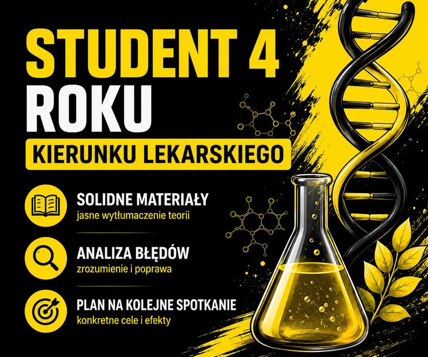 Korepetycje z Chemii, Biologii oraz Matematyki – Matura 2027/2028 – zapisy.