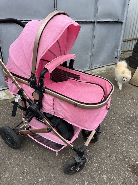 Коляска 2в1 для девочки