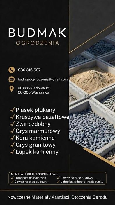 Piasek budowlany