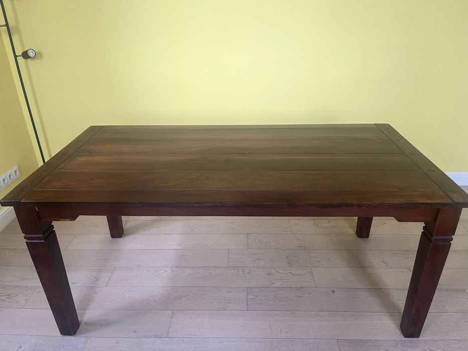 Stol drewniany Fredericia 178 cm Jysk+6 krzeseł