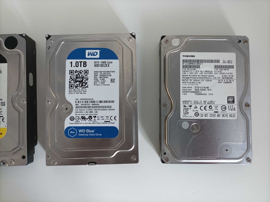 Disco Rígido HDD 3.5 Western Digital | Toshiba | 1TB Capacidade