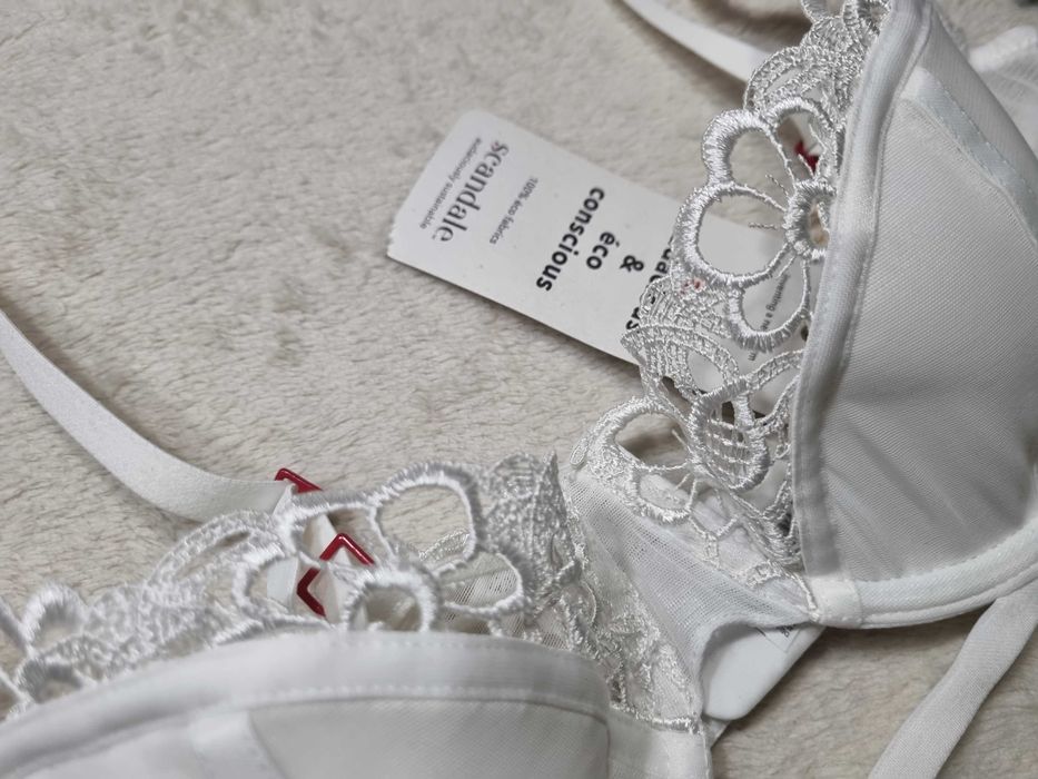Scandale eco lingerie, biustonosz biały, rozmiar 75C