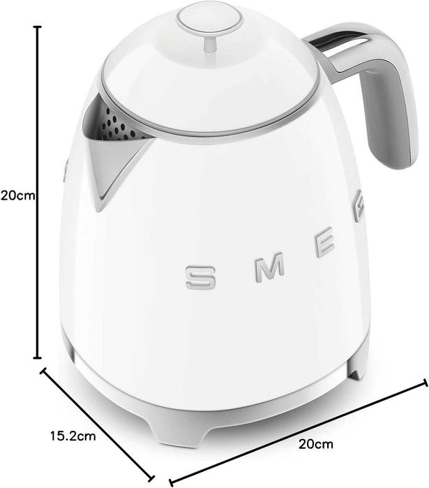 електрочайник Електричний чайник Smeg KLF05WHEU об'ємом 0,8 л