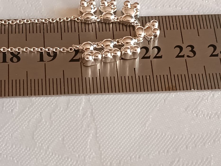 naszyjnik 45cm.srebro925%.Tous