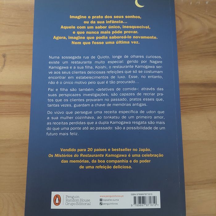 Livro Hirashi  Milagres do restaurante Kamogawa