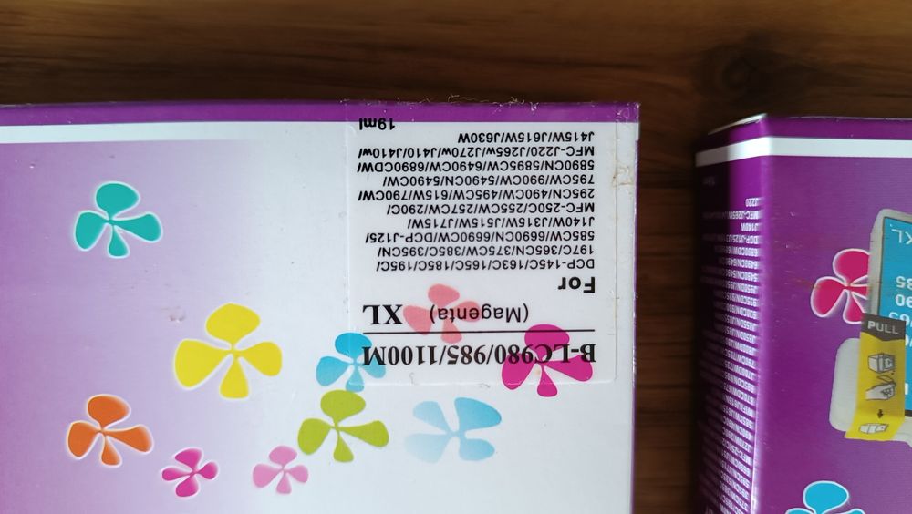 Conjunto de Tinteiros para impressora Brother