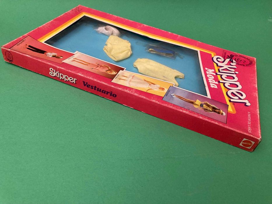 Conjunto Roupa Boneca Skipper Moda Modelo Squash Mattel Spain 1986 Nov