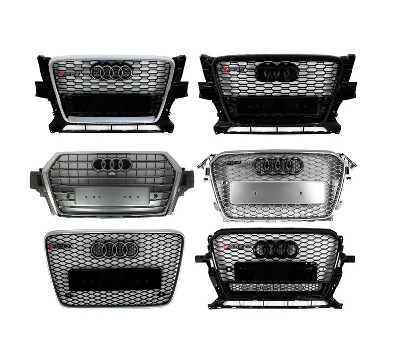 решітки ауди решотки audi q7 q5 q3 a7 a6 a5 a4 a3 4m a8 a1 S-line RS