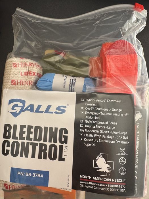 Наповнення тактичної аптечки CAT\America