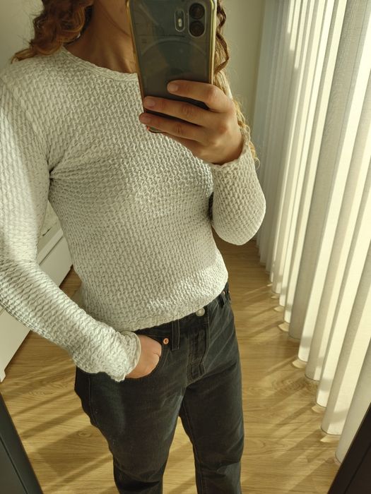 Camisola branca Stradivarius