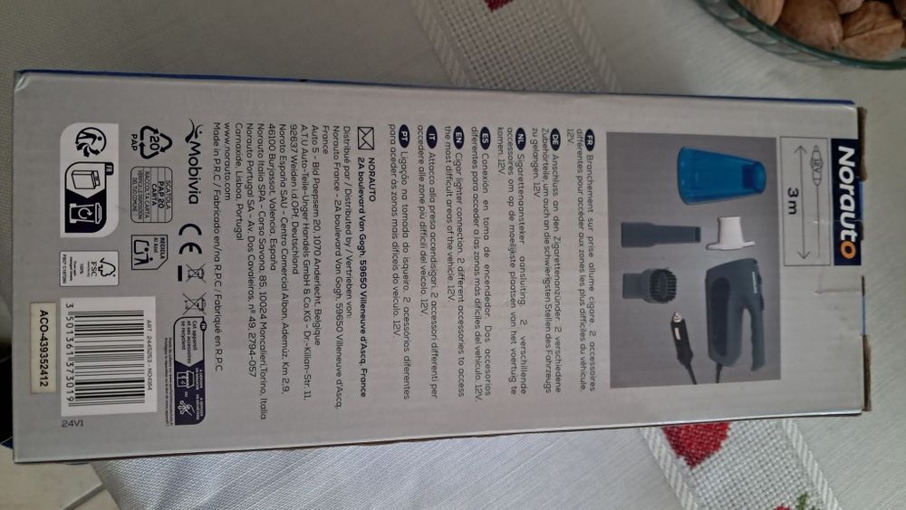 Aspirador automóvel