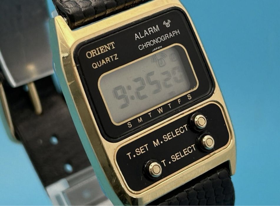 Zegarek Cyfrowy Orient Lcd lata 80