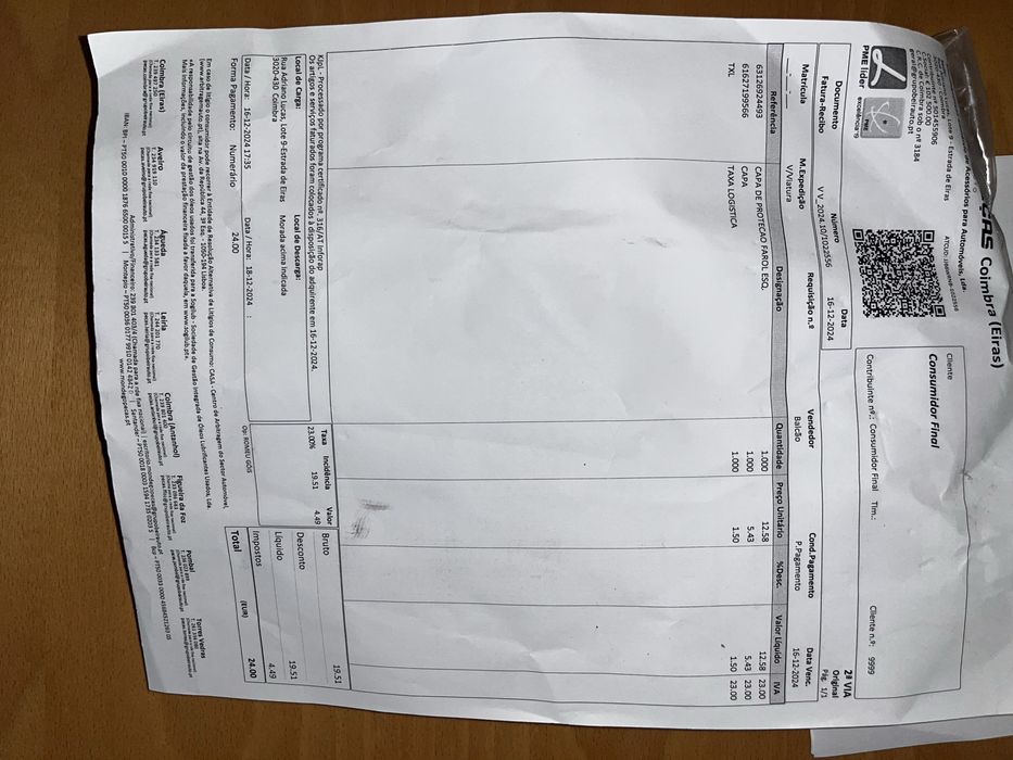 Tampa/Capa Protecção Farol ESQ BMW E81 (OEM) NOVA