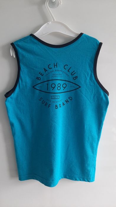 Primark bokserka koszulka bez rękawów 7-8 128