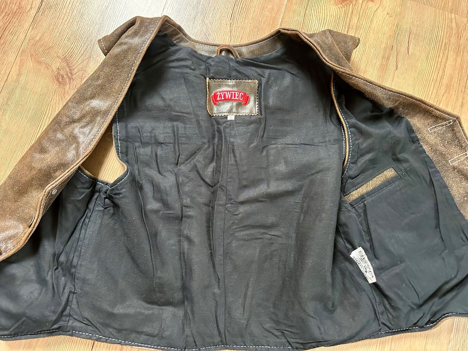 Obniżka Kamizelka skórzana nieużywana Żywiec