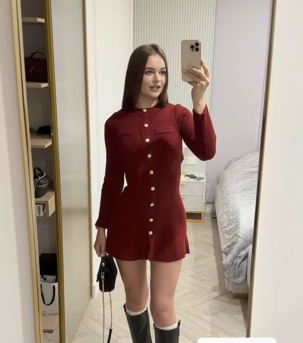 Вʼязана сукня с стилі old money