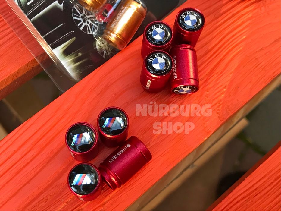 Металлические колпачки на ниппеля BMW M Motorposts БМВ F10 F15 F30 G30