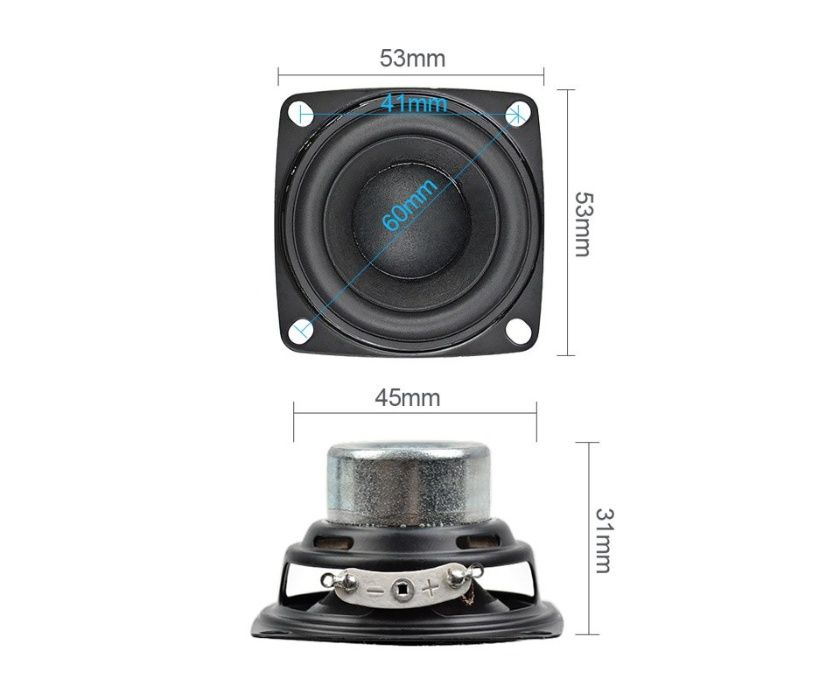Динаміки для JBL Charge 3 / 10 Вт, 4 Ом / Виробник AIYIMA