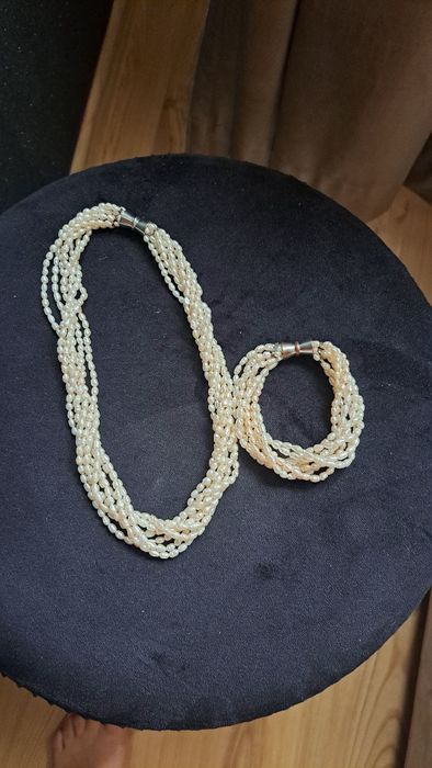 Zestaw Perły Naturalne