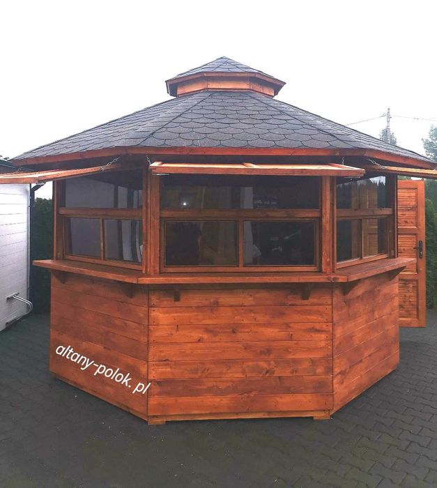 Domek gastronomiczny, domek handlowy 3.5mx3,5m od ręki nowy