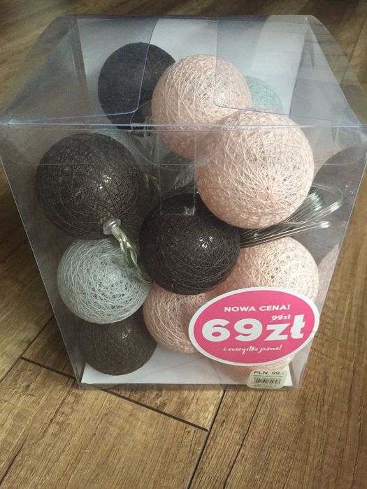Lampki kule LED home&you girlanda 20 kul