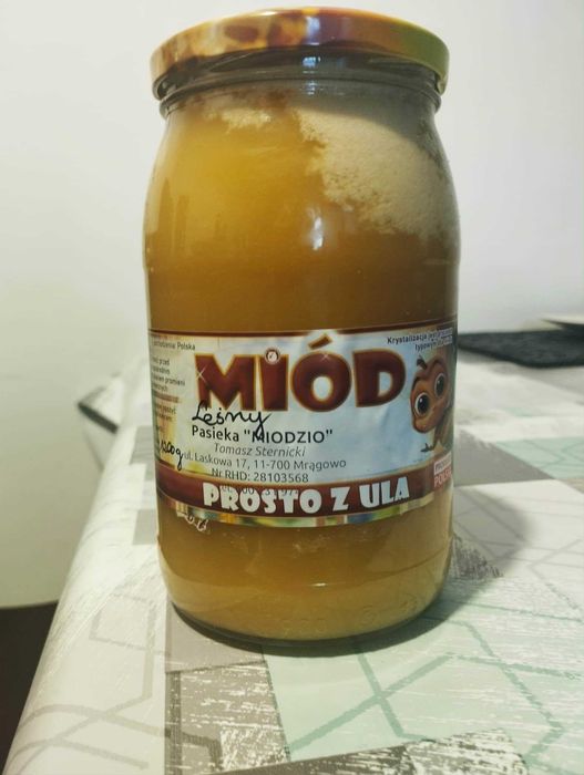 Miód leśny spadziowy z Mazur