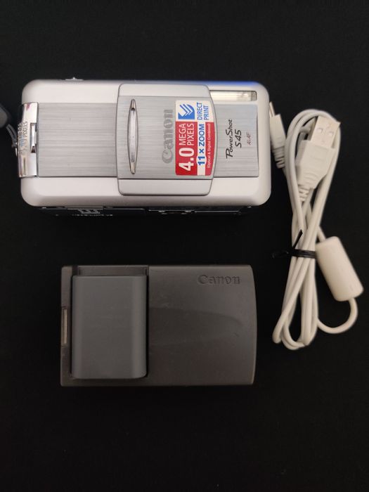 Canon PowerShot S 45 Aluminum Japan Вінтажна Мильниця фотоапарат