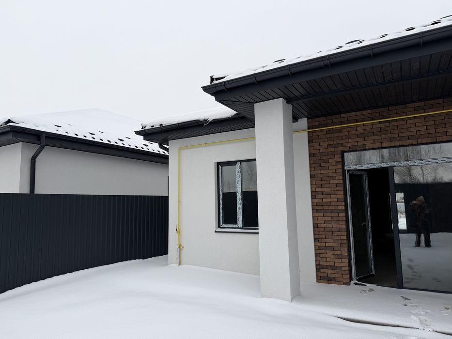 Сучасний одноповерховий дуплекс 80м2 , газ! Михайлівка-Рубежівка