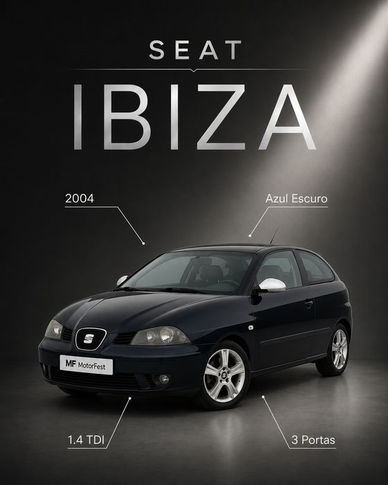 SEAT Ibiza 1.4 TDI — 2004 | 3 Portas