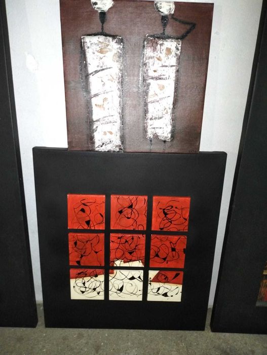 Quadros Decorativos (Ambiências Rubras-Escuras)