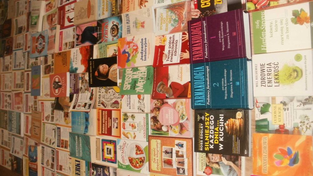 O zdrowiu, medycynie, metabolizmie, dietach itp. - duży zestaw książek