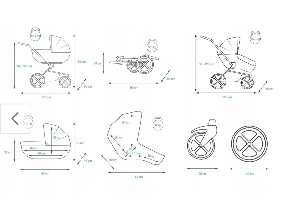 Коляска 3в1 Baby Lux Lumio