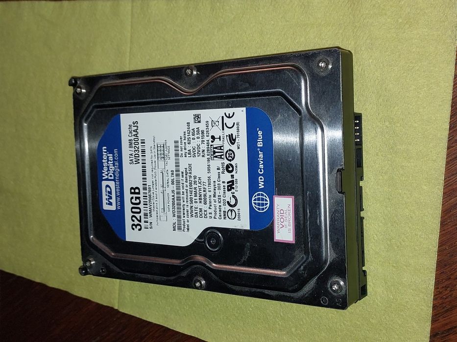 Dysk HDD 320GB WD Western Digital WD3200AAJS SATA 8MB 3.5 cala SPRAWNY