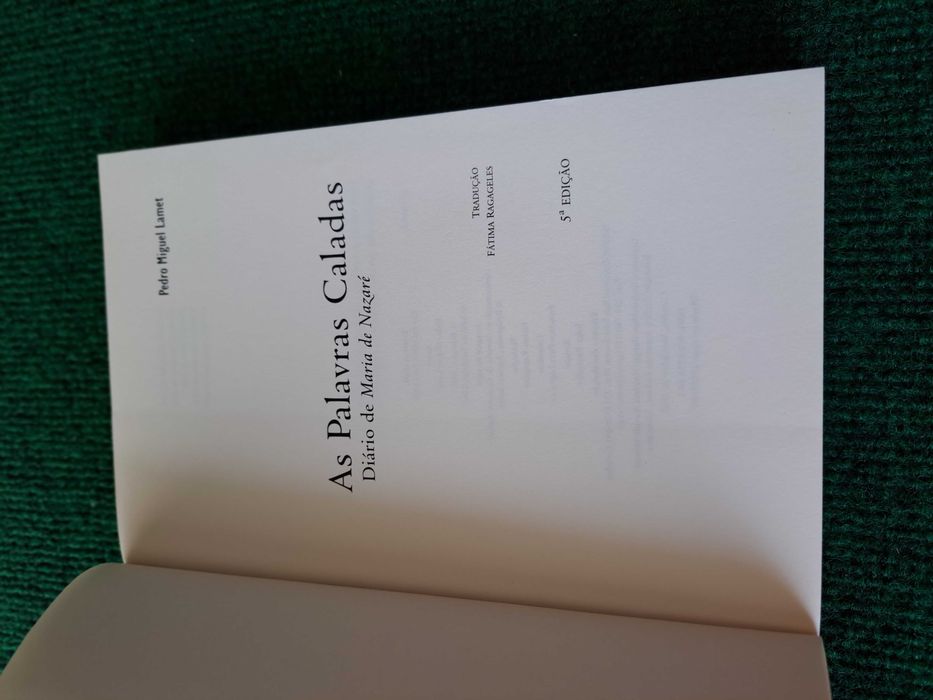 As Palavras Caladas - Diário de Maria Nazaré - Pedro Miguel Lamet