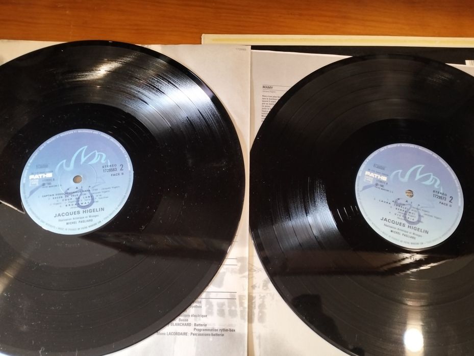 Disco de vinil LP duplo Jacques Higelin