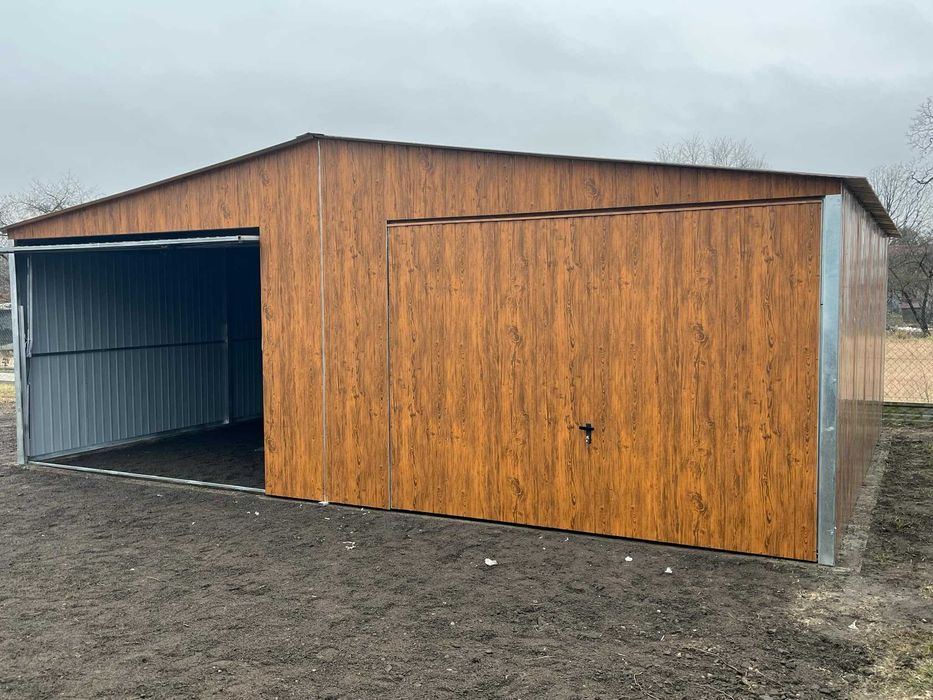 Garaż blaszany 7x6