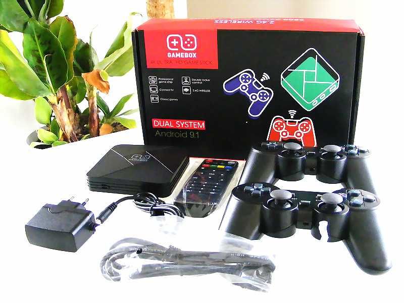 Nowy GAMEBOX G5 (konsola do gier, 2 bezprzewodowe pady)