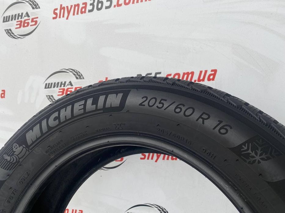 Зимові шини б/у 205/60 R16 Michelin Pilot Alpin 5 — європейські, від 1 шт