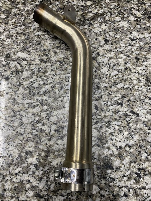 Tubo em inox para subtituição do catalizador da Fazer600